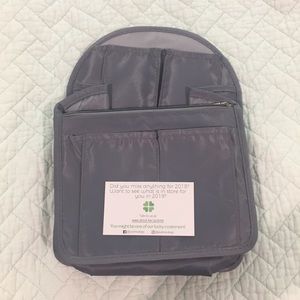 Gray Purse/backpack organizer - never been used!